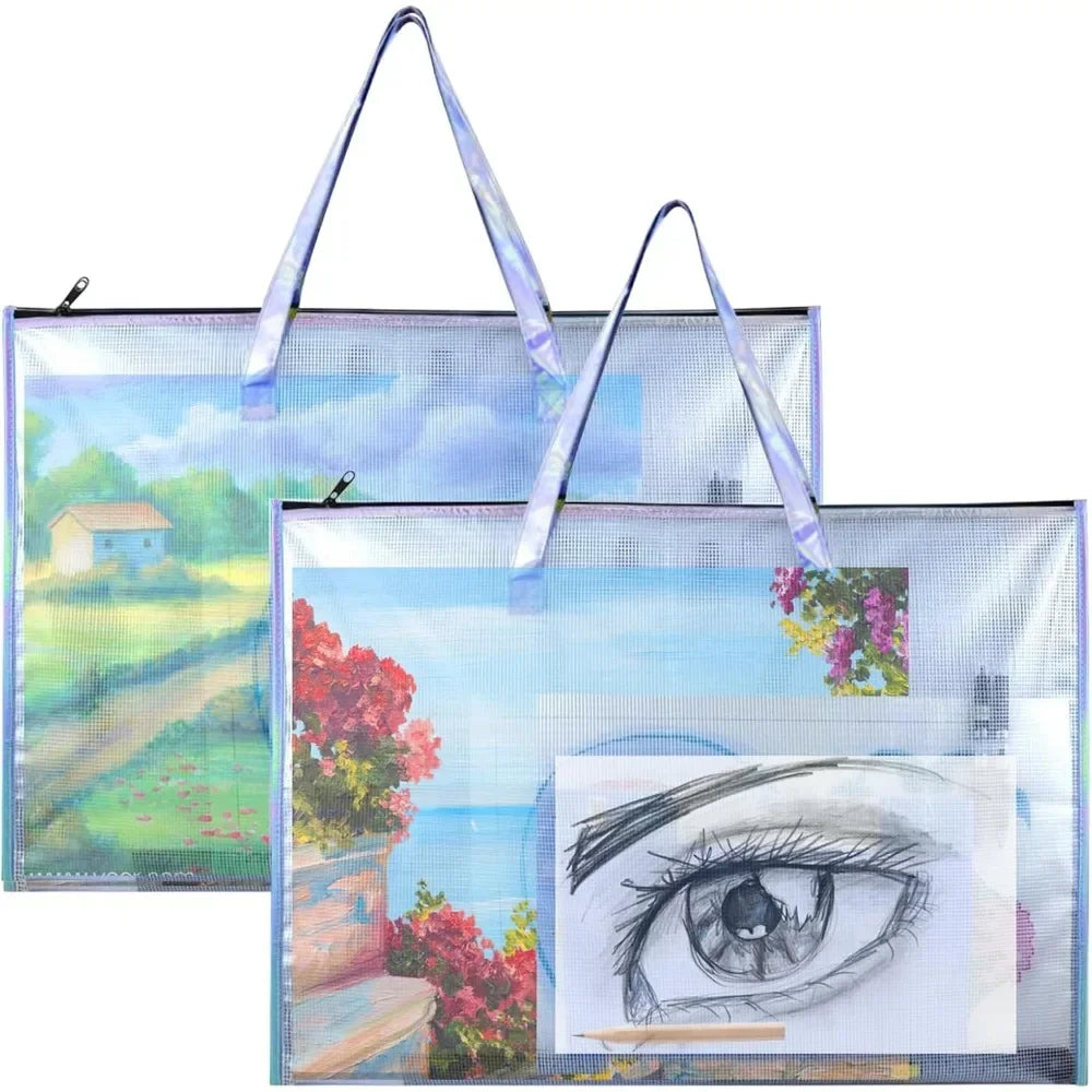 HignConcerned Nylon Tote Bag For Poster Storage Case
