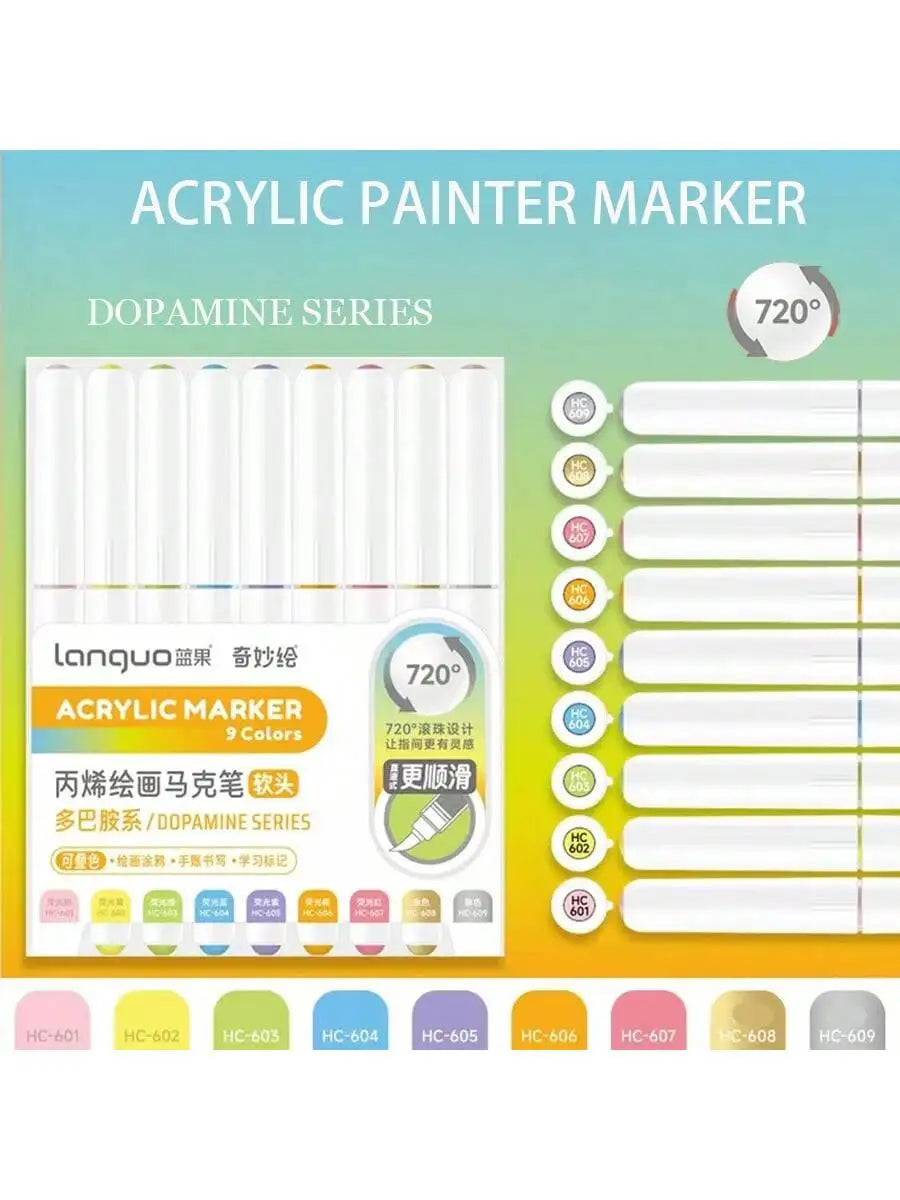 Acrylic Paint Marker Pens Set For DIY Art And Graffiti