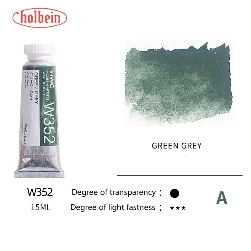Holbein Transparent Watercolor Paint Artists Tubes Japan