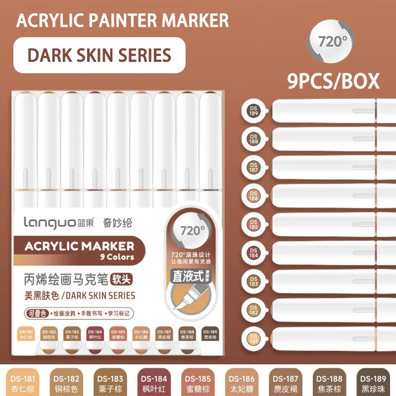 Acrylic Paint Marker Pens Set For DIY Art And Graffiti