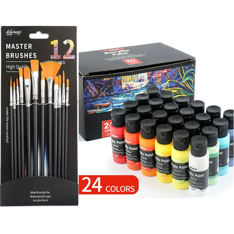 Acrylic Paint Set For Students Creative DIY Graffiti Art