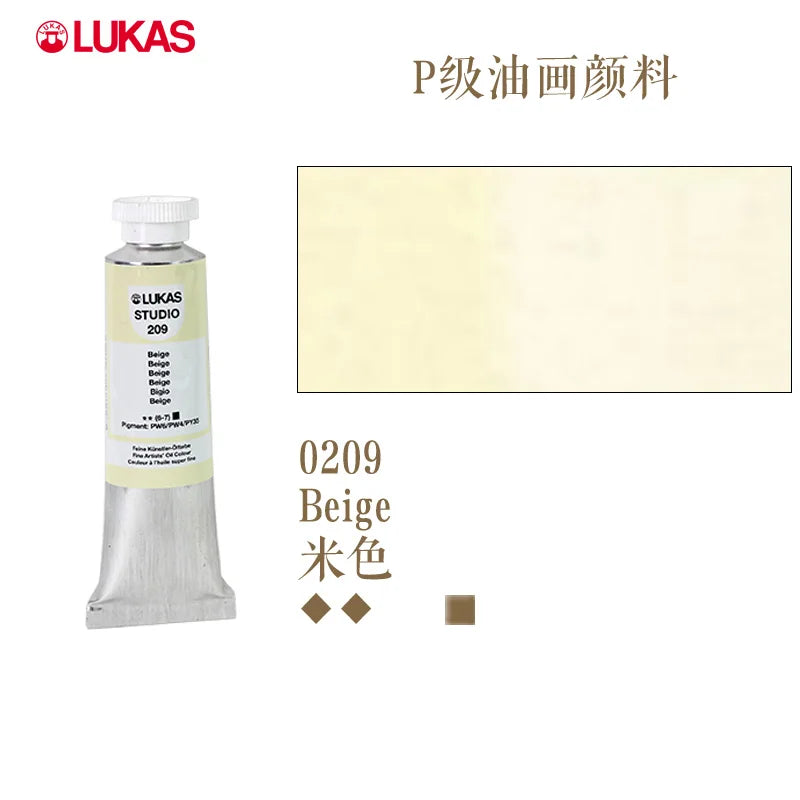Lukas Professional Oil Painting Pigments Studio Quality