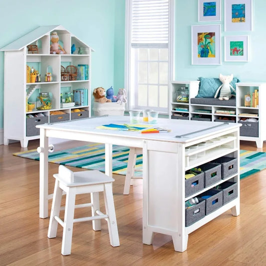 Kids Art Table Chair Set For Crafts And Creative Play