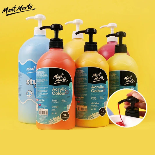 Mont Marte Acrylic Paint For Students Artists Fast Drying