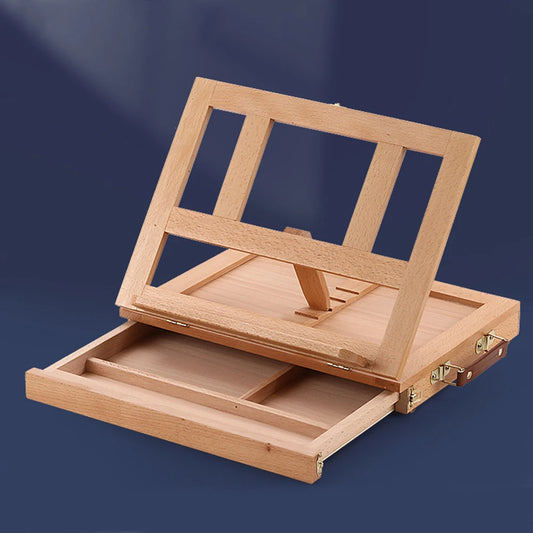 Hign Concerned Solid Beech Artist Storage Box HXC1 Case
