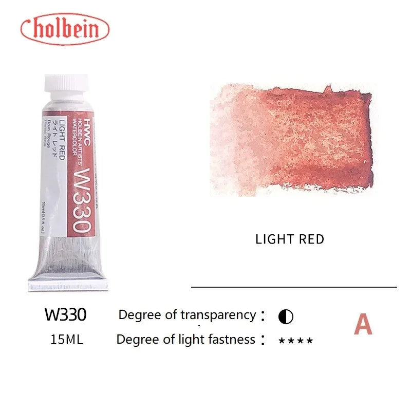 Holbein Transparent Watercolor Paint Artists Tubes Japan