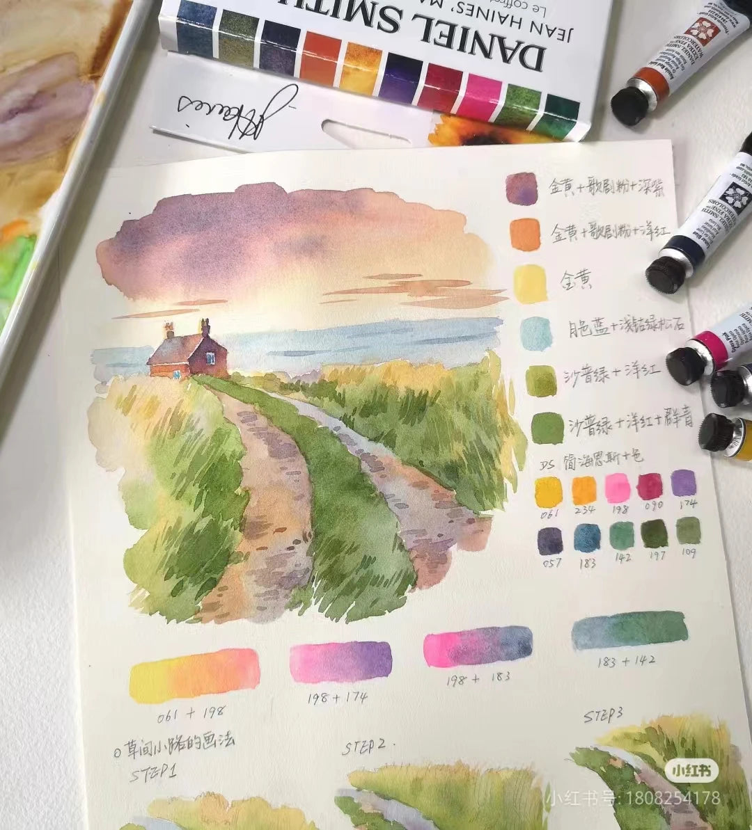 Alvaro Haines Watercolor Pigment Set Professional Supplies