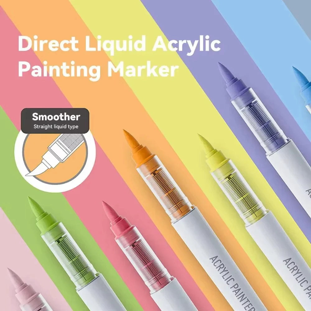 Acrylic Paint Marker Pens Set For DIY Art And Graffiti