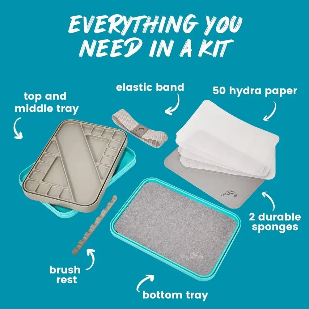 Wet Palette Kit For Miniature Painting With Lid And Sponge