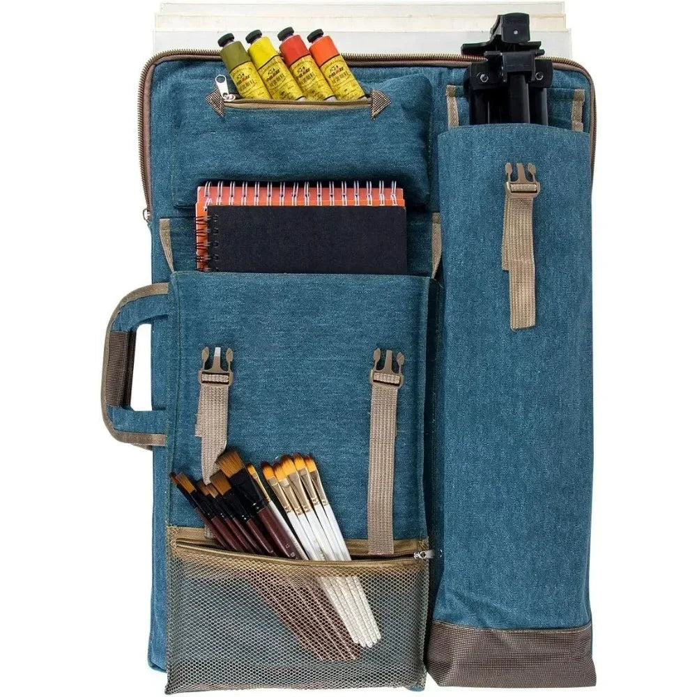 Hign Concerned Art Portfolio Case Canvas Backpack Bag