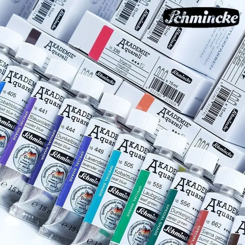 Schmincke KADEMIE Academy Grade Watercolor Paint 15ml Tubes