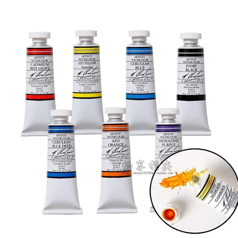 Hign Concerned M Graham Watercolor Paints Artist Quality