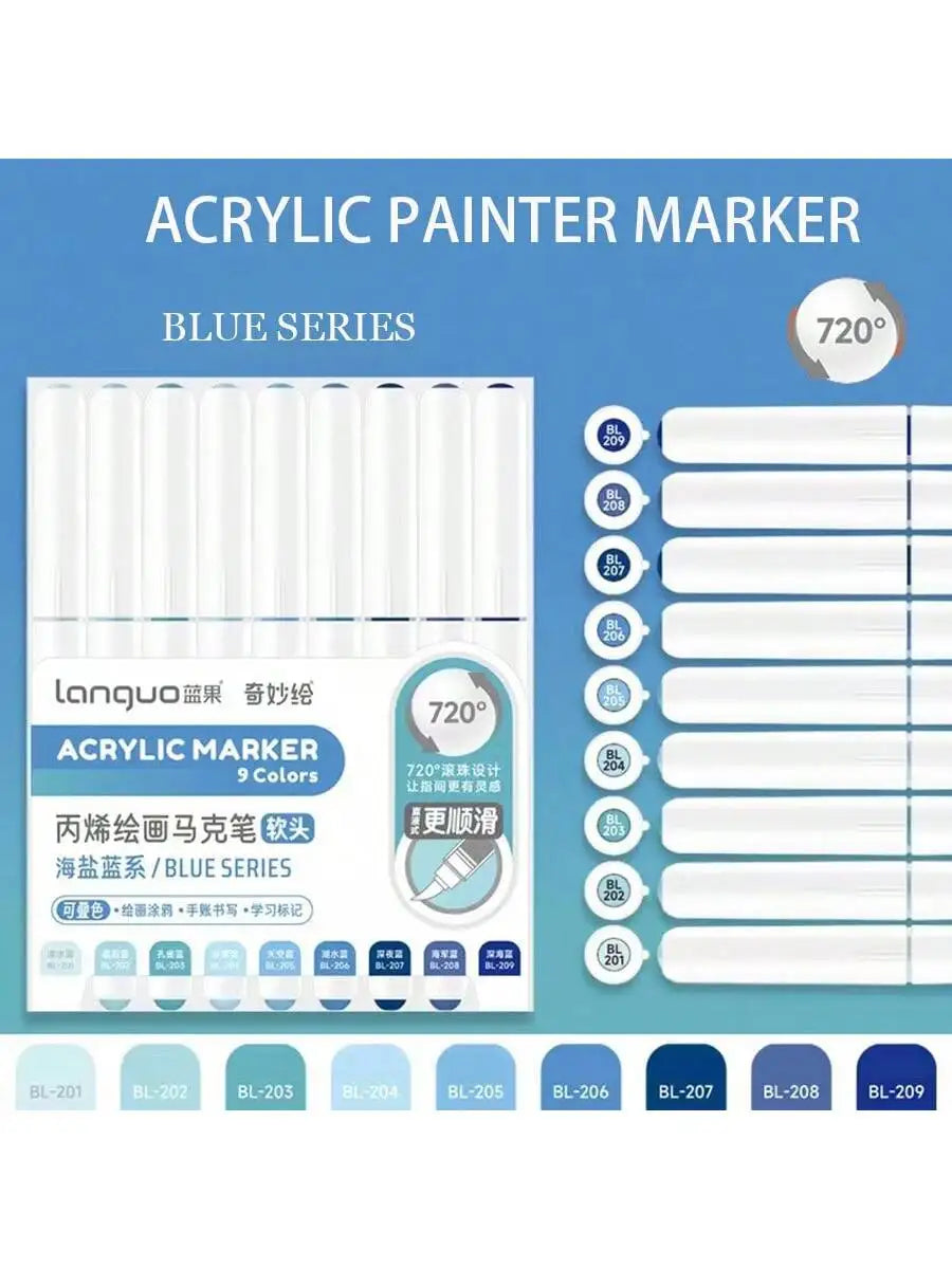 Acrylic Paint Marker Pens Set For DIY Art And Graffiti