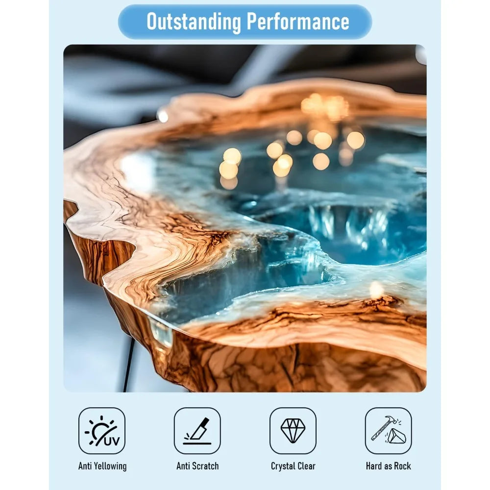 Crystal Clear Epoxy Resin Kit For Art Coating Casting