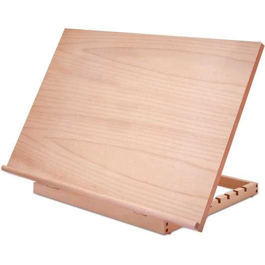 Adjustable Wood Drawing Tabletop Easel For Artists Studio