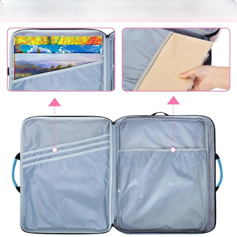 Artist Portfolio Travel Tote For Organized Art Supplies