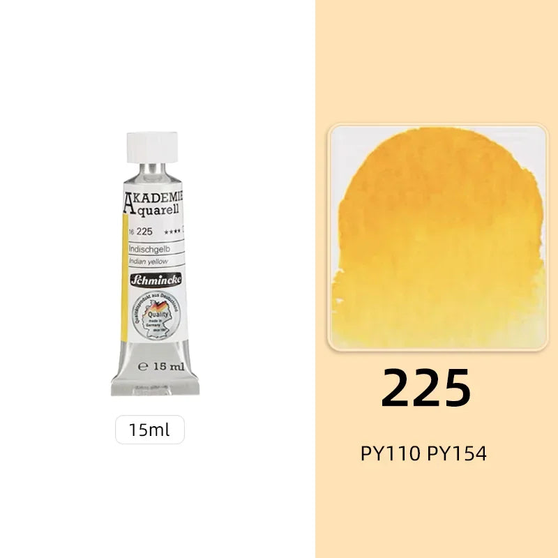 Schmincke KADEMIE Academy Grade Watercolor Paint 15ml Tubes