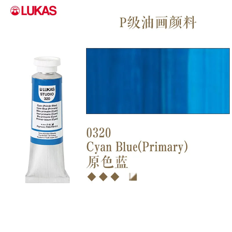 Lukas Professional Oil Painting Pigments Studio Quality