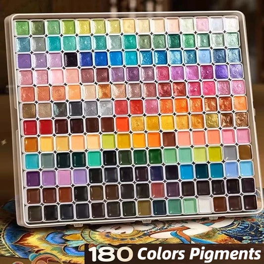 Premium Metallic Watercolor Set With High Pigment Quality