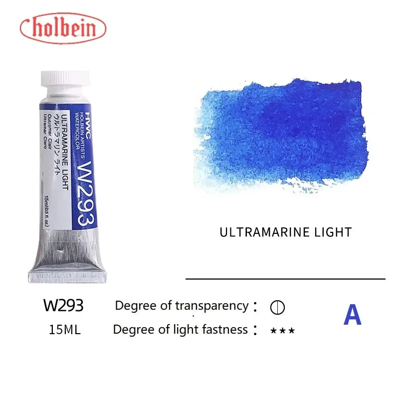 Holbein Transparent Watercolor Paint Artists Tubes Japan