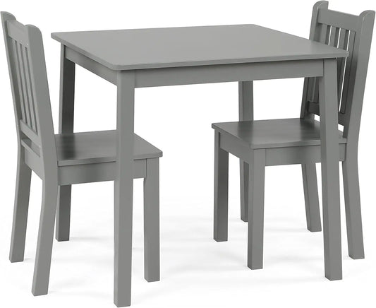 Kids Wooden Table And Chairs Set For Arts And Snacks