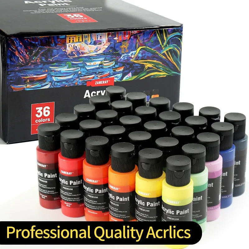 Acrylic Pigment Set For Student And Professional Artworks