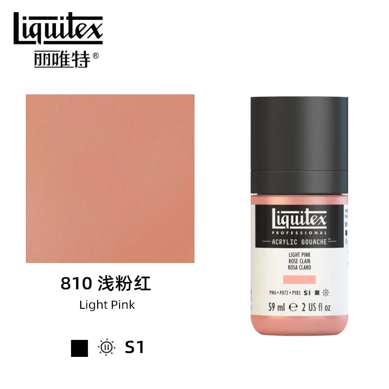 High Pigment Acrylic Gouache Paint Single Bottle Artist