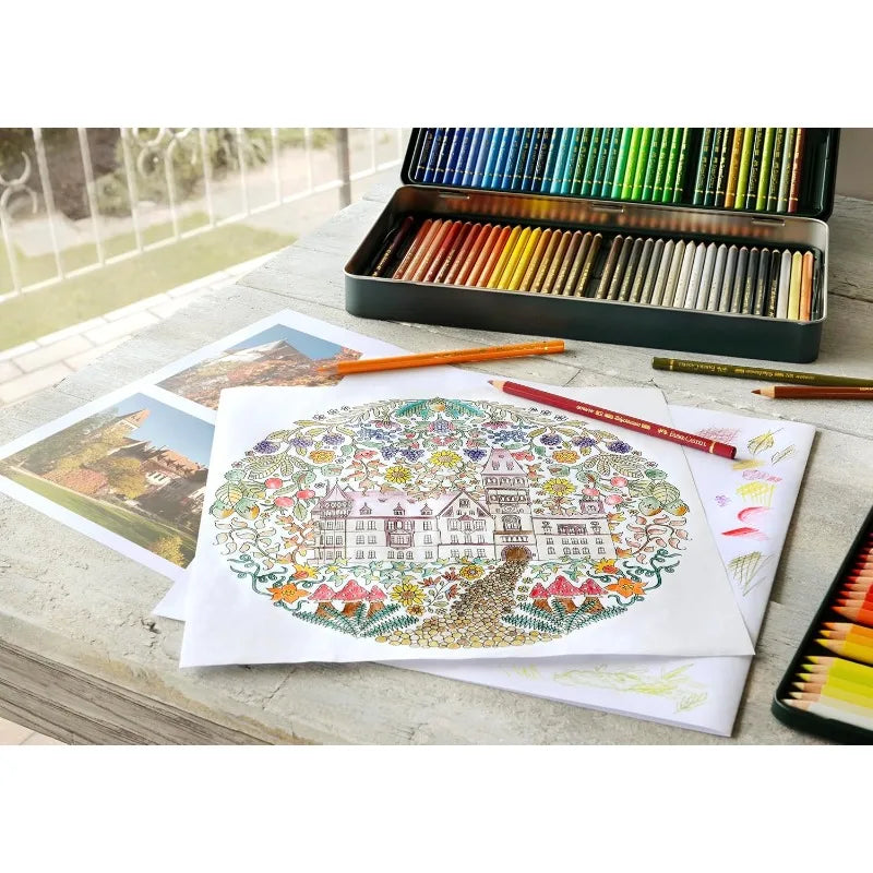 Faber Castell Polychromos Artists Color Pencils Tin 120