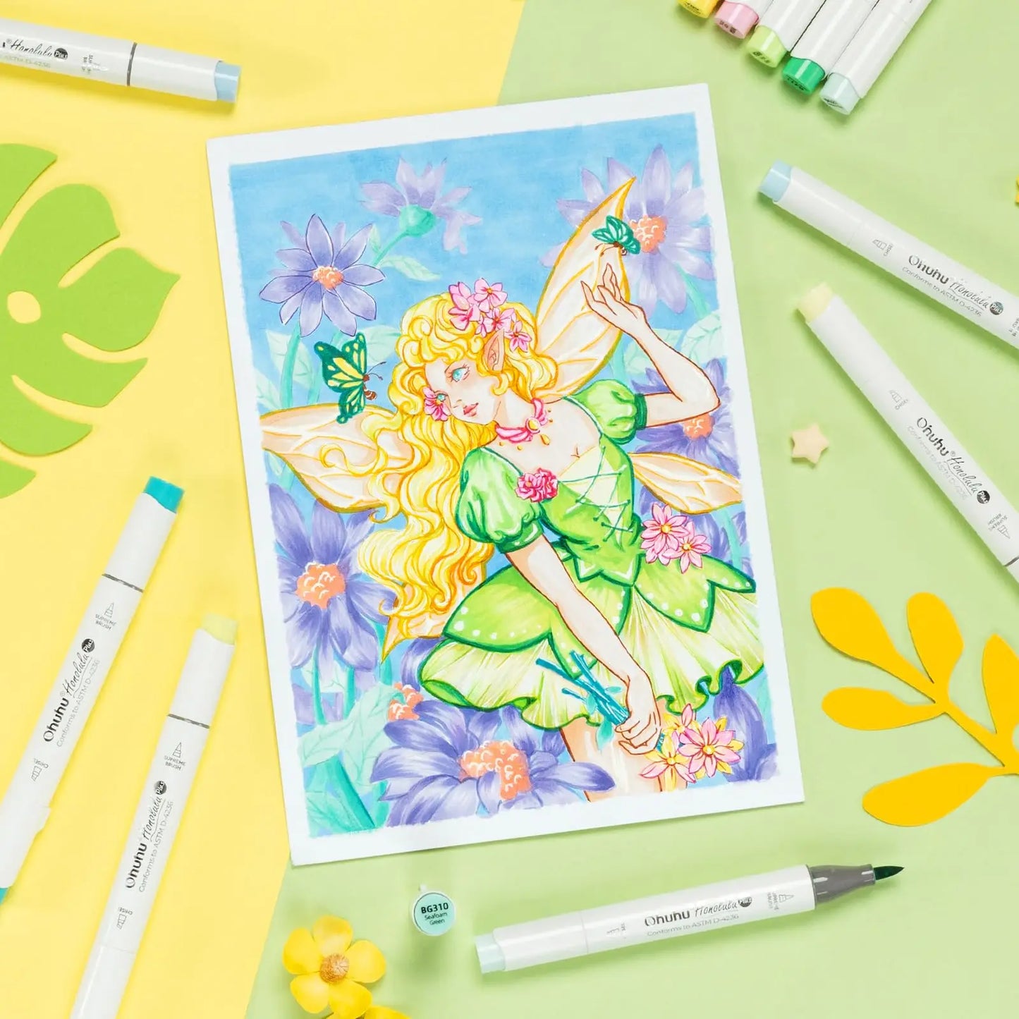 Ohuhu Honolulu Plus Refillable Dual Tip Art Markers