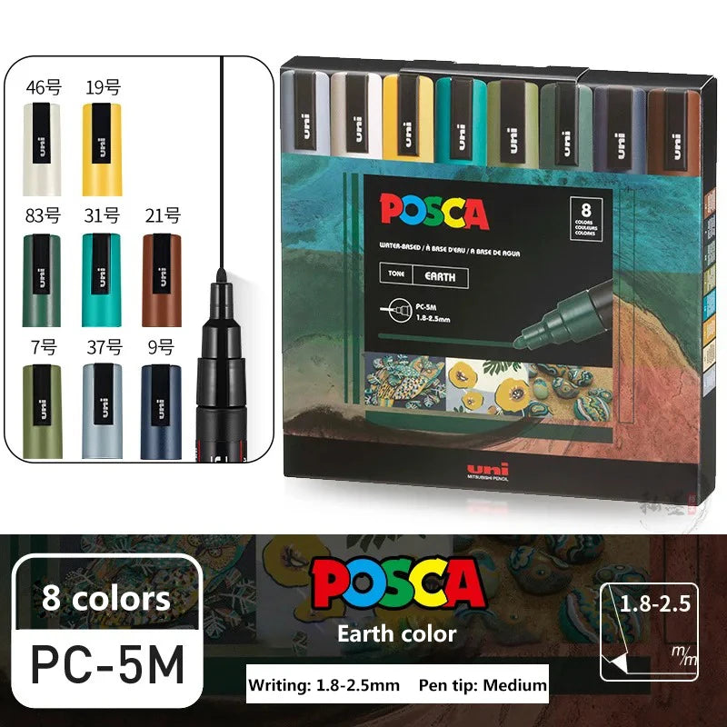 Japan Uni Posca Marker Limited Set For Graffiti Art