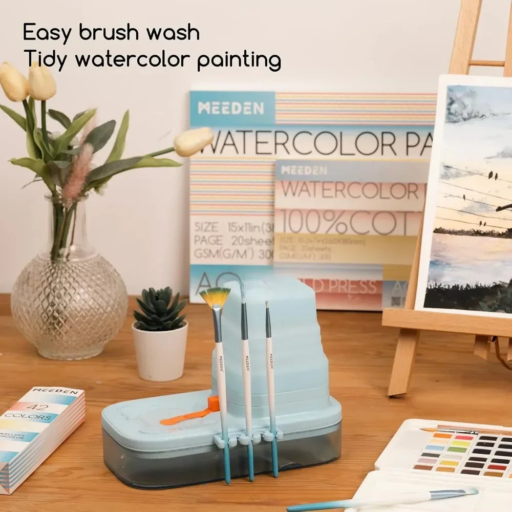 Hign-concerned Paint Brush Cleaner With 5-Tank Holder