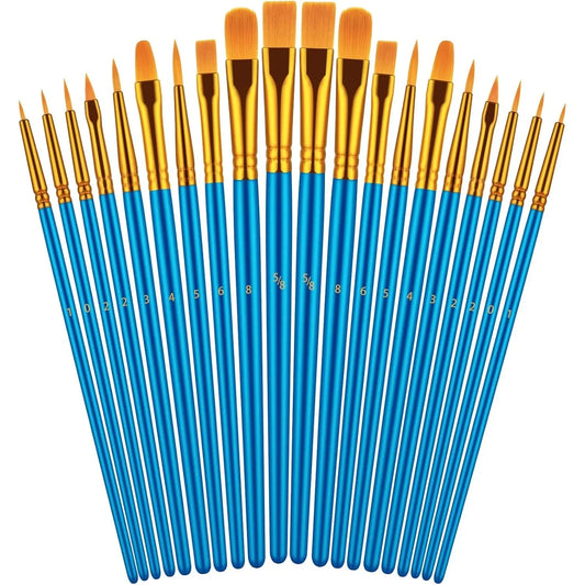 Professional Artist Paint Brush Set Oil Watercolor Acrylic