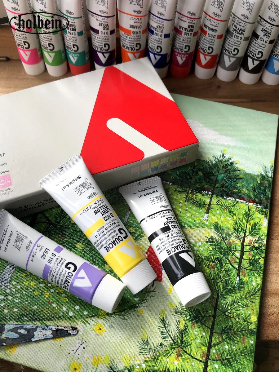 Holbein Opaque Acrylic Gouache Paint For Artist Dolls