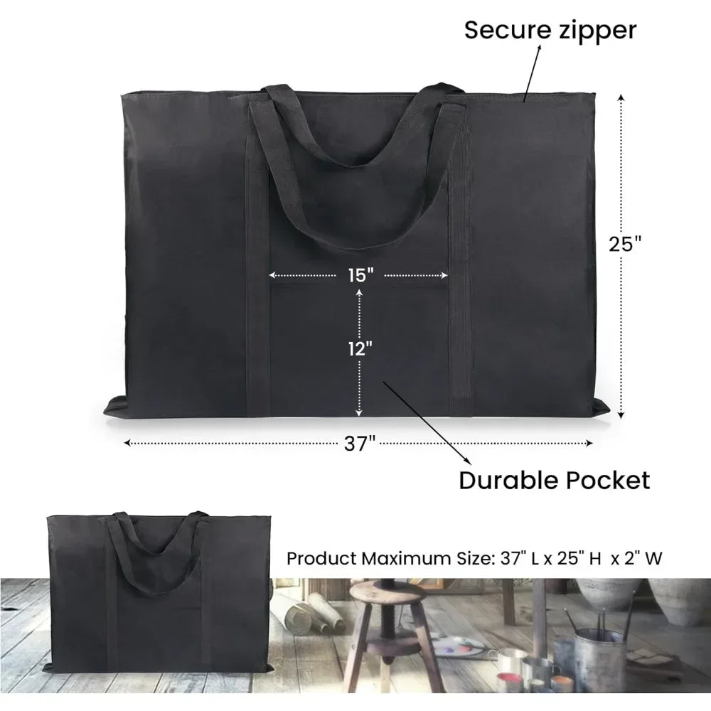 Hign-concerned Dacron Art Portfolio Tote Bag Posters