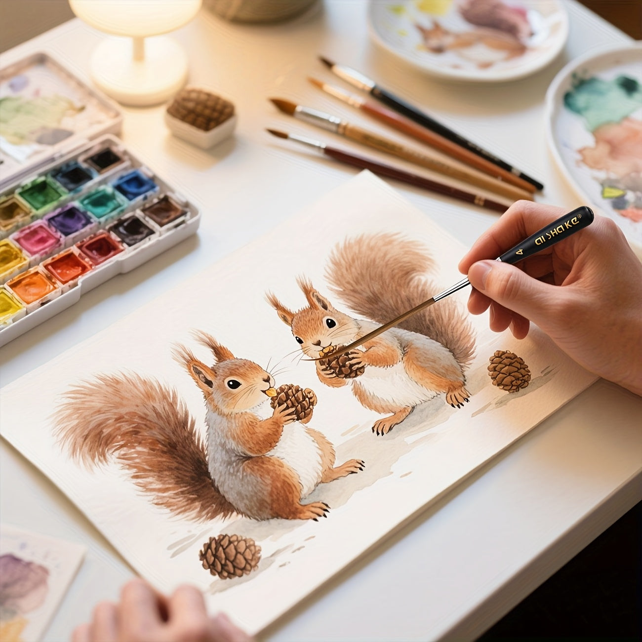 Premium Artist Paint Brush Set for Detail Painting Techniques
